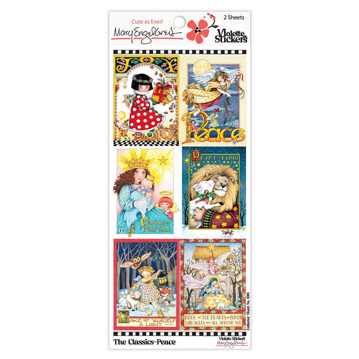 ME Classics Peace Sticker Sheet
