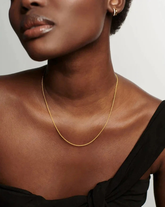 Medium Rope Chain Necklace | 18k Gold Vermeil Necklaces Missoma
