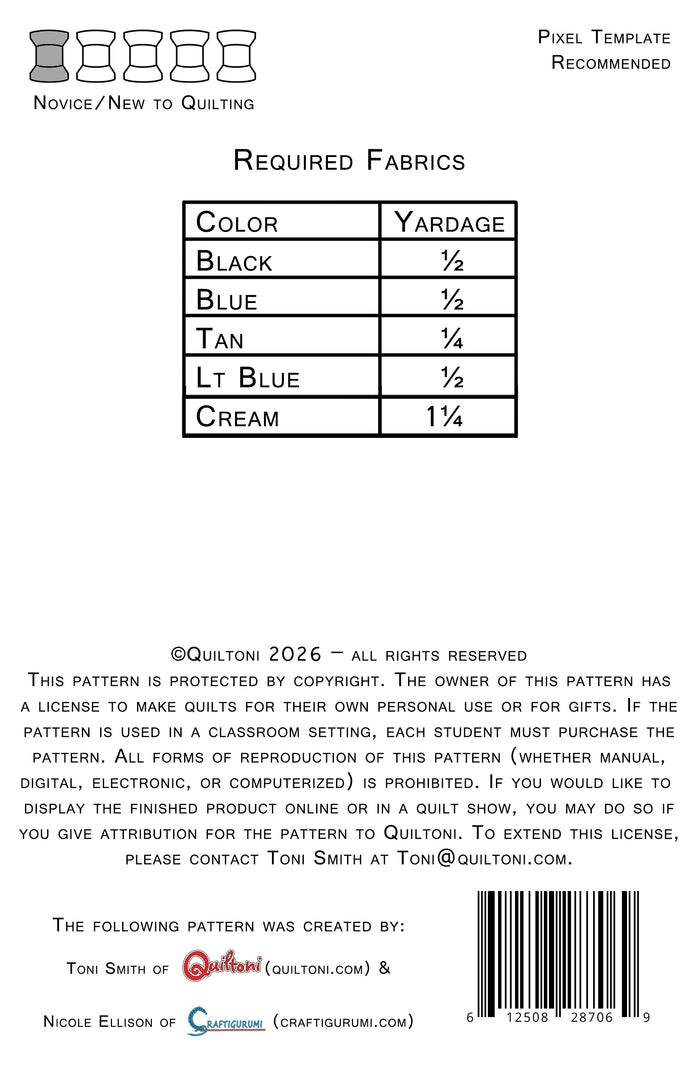 Mega Android Lap Quilt Pattern PDF