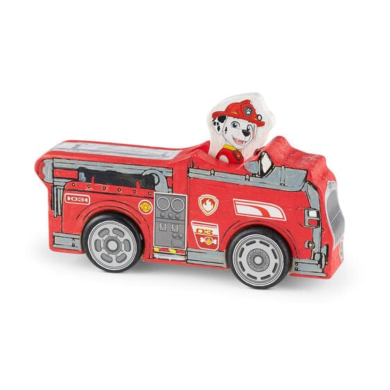 MELISSA & DOUG Paw Patrol Wooden Craft Kit Vehicles: Chase and his police car, Marshall and his fire engine, and Skye and her helicopter with paint and shiny foil stickers - 33266 ebuystt