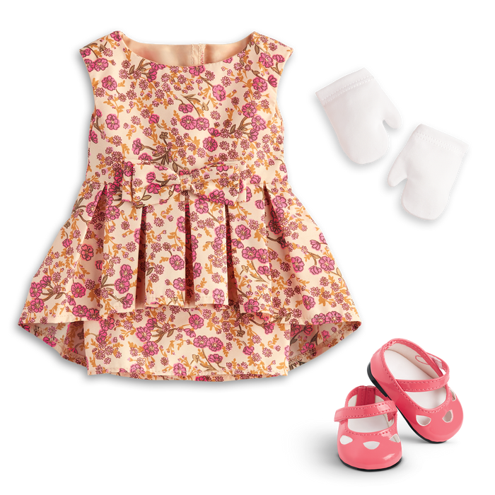 Melody’s™ Fancy Floral Dress for 18-inch Dolls (Historical Characters)