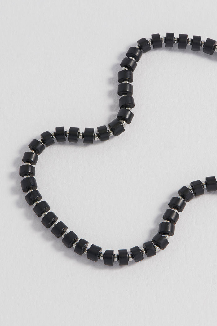 Men's Gemstone Rondelle Bracelet