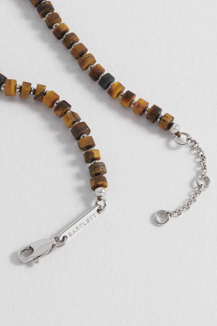 Men's Gemstone Rondelle Bracelet