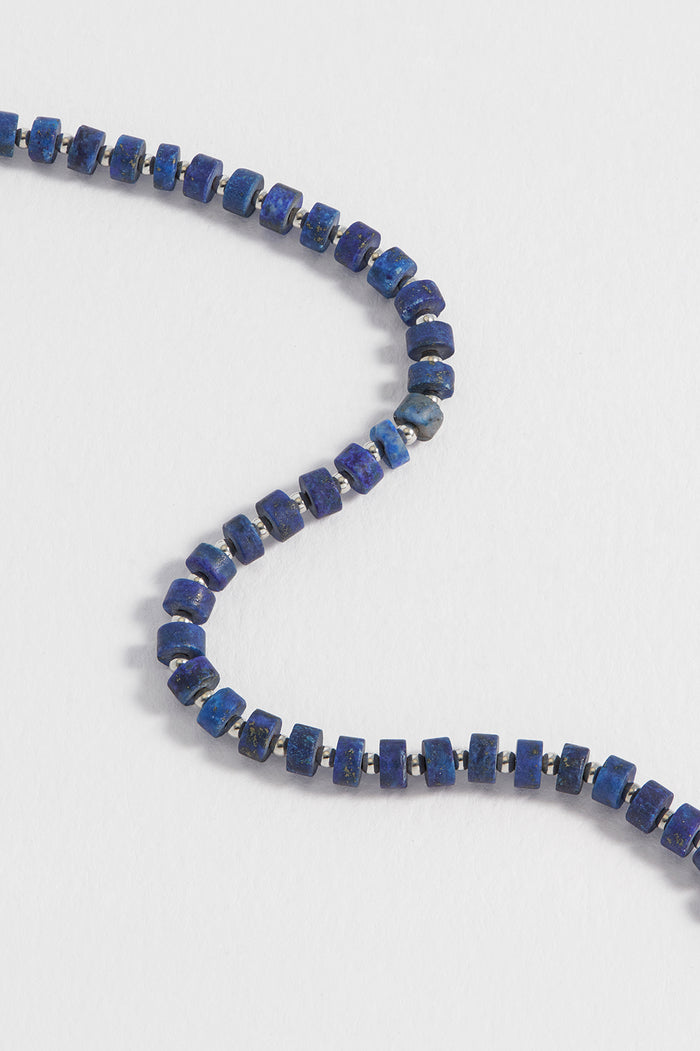 Men's Gemstone Rondelle Bracelet