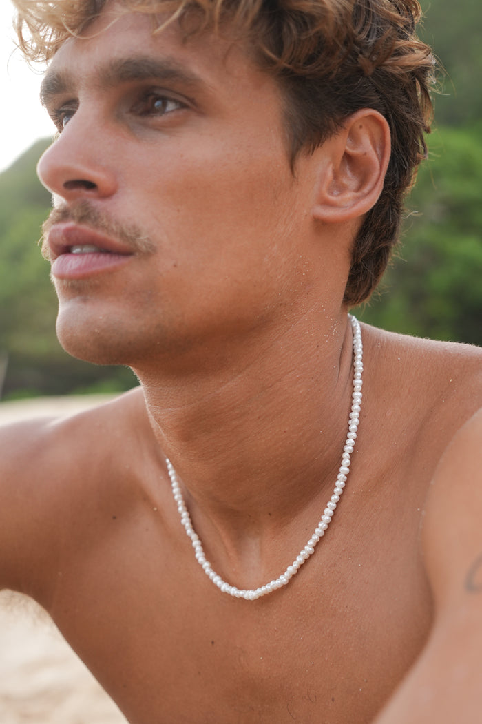 Men's Pearl Necklace