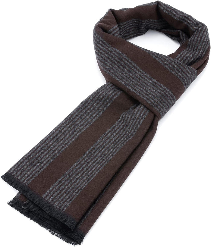 Grey Red Stripes