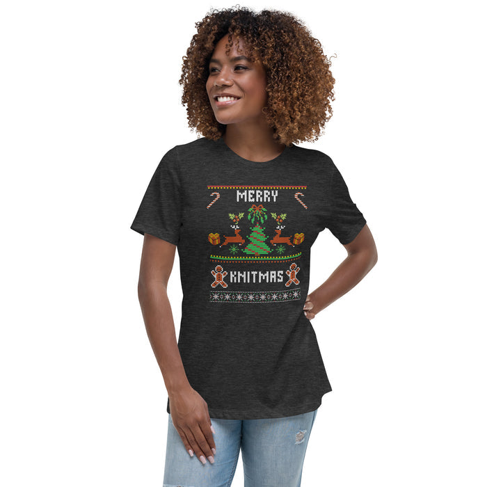 Merry Knitmas - Women's Relaxed T-Shirt