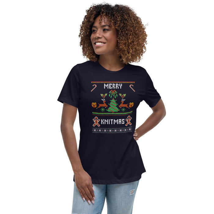 Merry Knitmas - Women's Relaxed T-Shirt