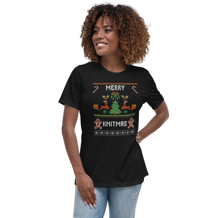 Merry Knitmas - Women's Relaxed T-Shirt