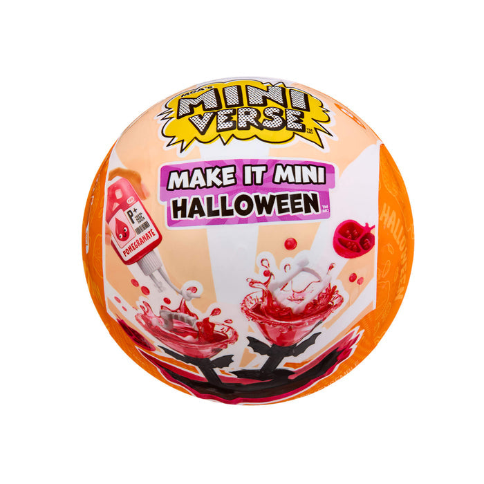 Mini Verse Make it Halloween ball packaging on a white background