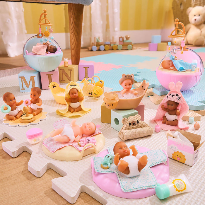 Mini babies in a playful setting