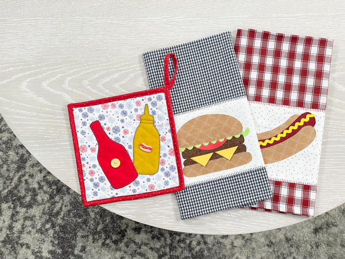 MGQS Monthly Kitchen MGQS Monthly Kitchen Kits, June - Sewing and Embroidery Design ONLY (Downloadable)Kit - June