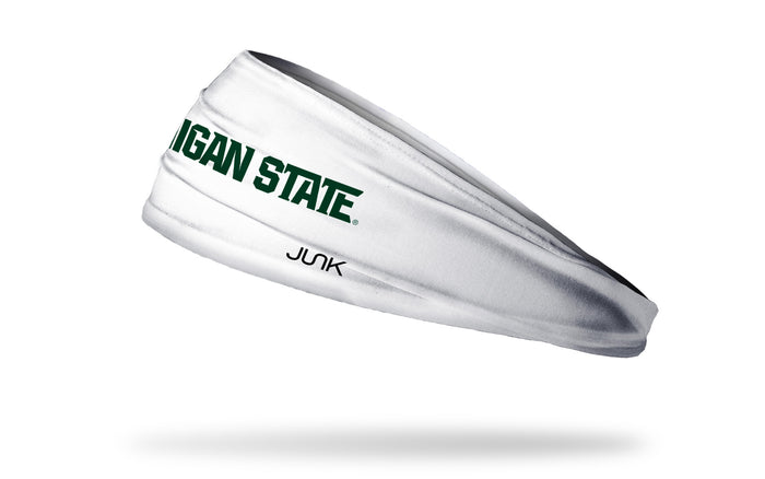 Michigan State University: Wordmark White Big Bang Lite Headband - View 1
