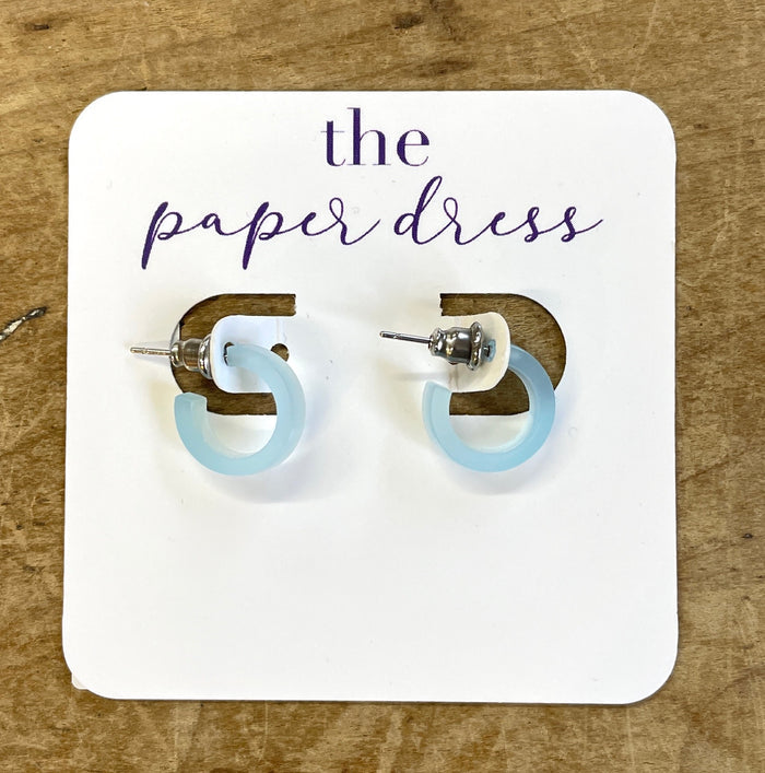 Micro Hoop Earrings (.55")