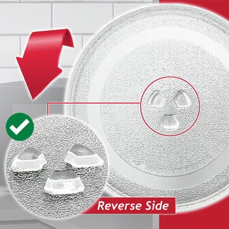 Microwave Glass Plate Turntable for MORPHY RICHARDS Microwave Oven (255mm)