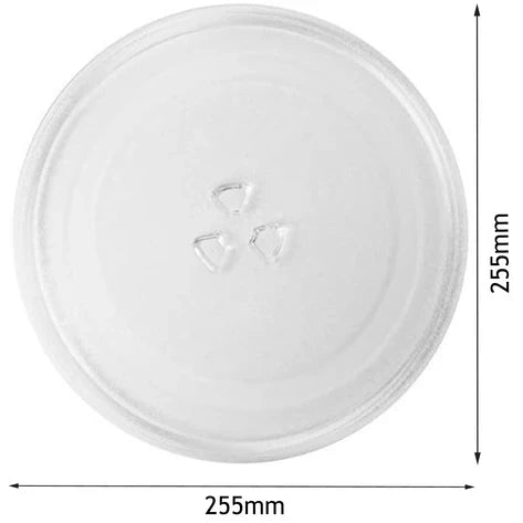 Microwave Glass Plate Turntable for MORPHY RICHARDS Microwave Oven (255mm)