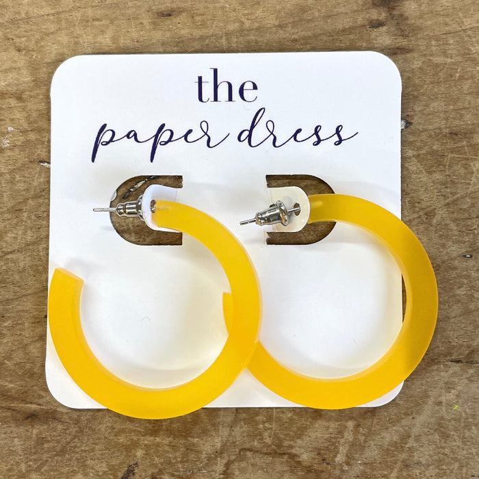 Midi Hoop Earrings (1.5")