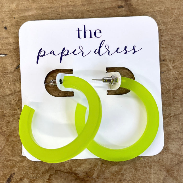 Midi Hoop Earrings (1.5")