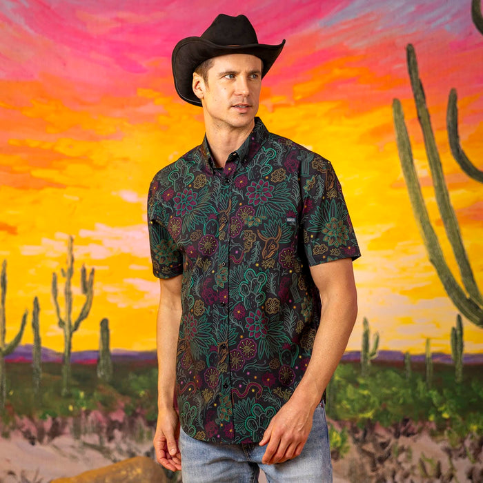 RSVLTS RSVLTS Short Sleeve Shirt Midnight Mesa – KUNUFLEX Short Sleeve Shirt Midnight Mesa – KUNUFLEX Short Sleeve Shirt
