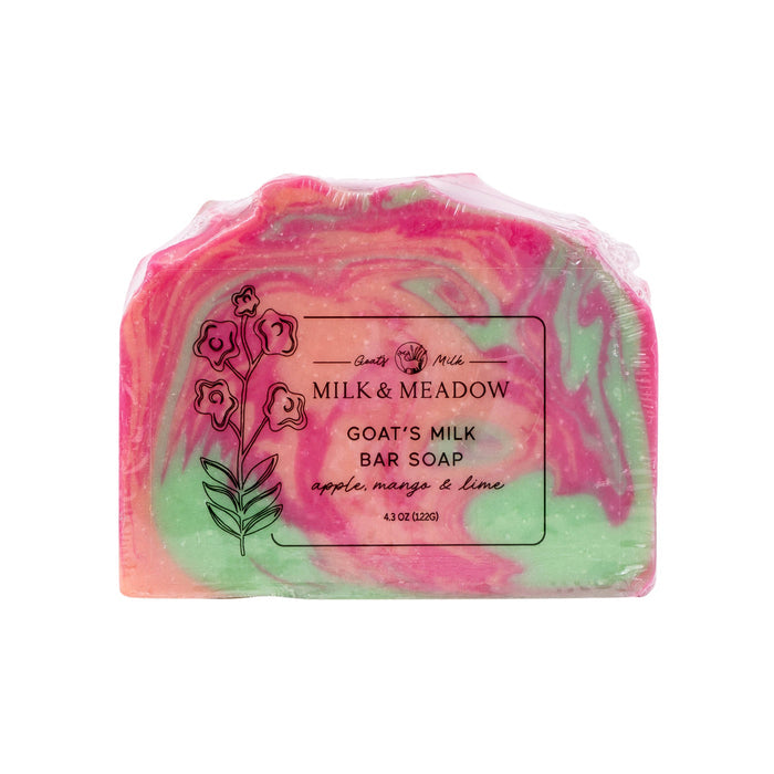Milk & Meadow Bar Soap: Apple, Mango & Lime