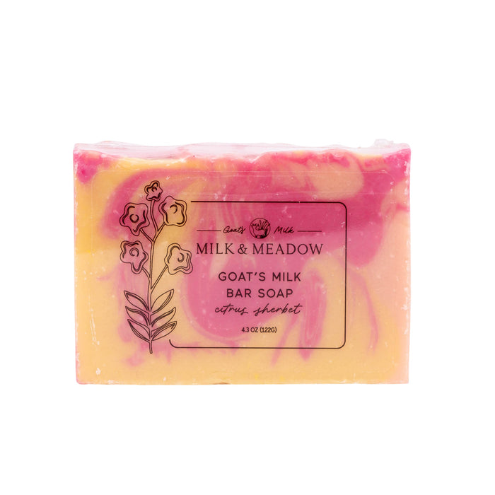 Milk & Meadow Bar Soap: Citrus Sherbet