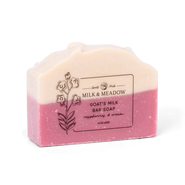 Milk & Meadow Bar Soap: Raspberries & Cream