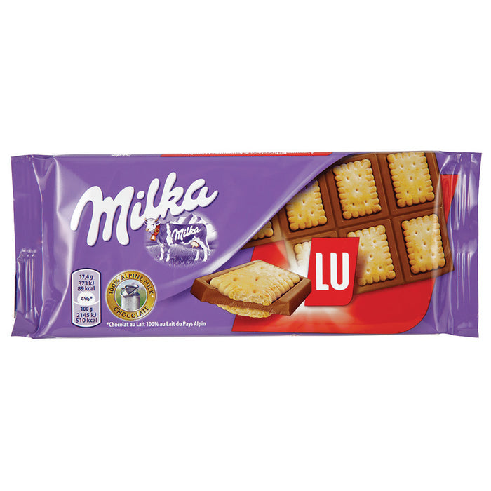 Milka Bars Lu Cookies 3oz - 18ct