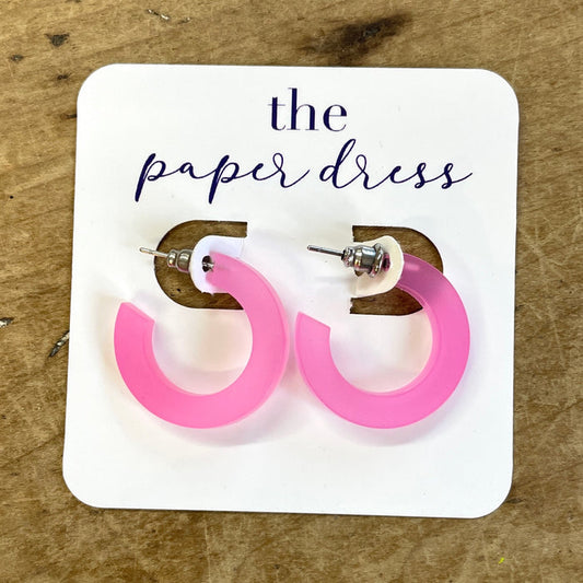 Mini Hoop Earrings (1")