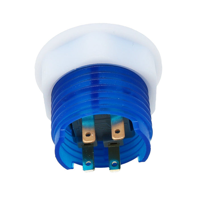 Mini LED Arcade Button - 24mm Translucent Blue by The Pi Hut - The Pi Hut