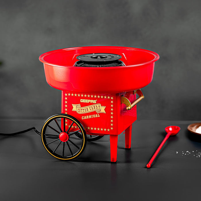 Mini Red Retro Carnival Candy Floss Machine