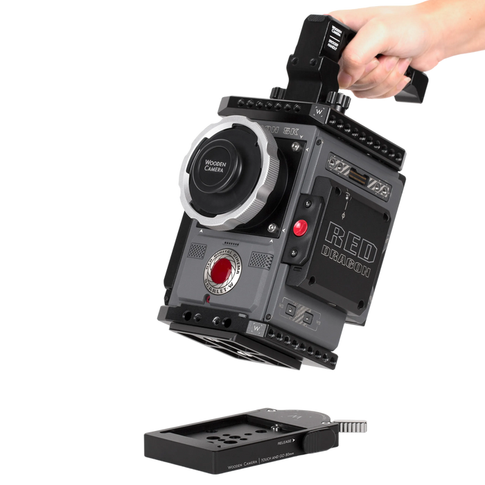 Mini Touch and Go Plate Only (80mm Oconnor Euro, Sachtler 16, Ronford Baker Mini-RBQ Compatible)