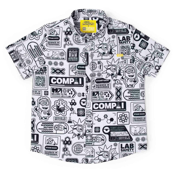 RSVLTS Minions Youth Short Sleeve Shirt Minions "Zero Days Without Accident" – Youth KUNUFLEX Short Sleeve Shirt