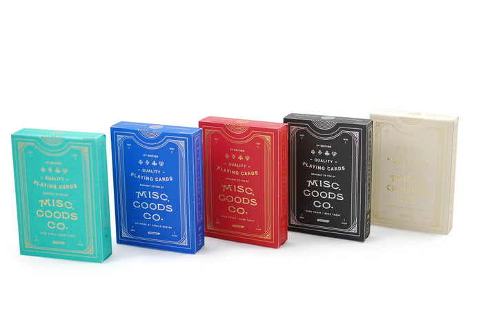 Misc. Goods Co. Playing Cards by Misc. Goods Co.