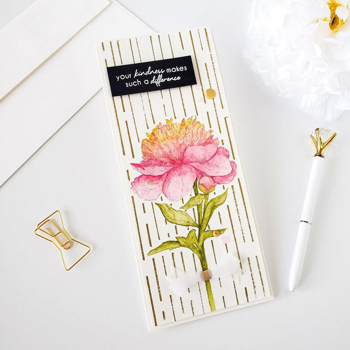 Miss Peony Digital Stamp - Alex Syberia Designs
