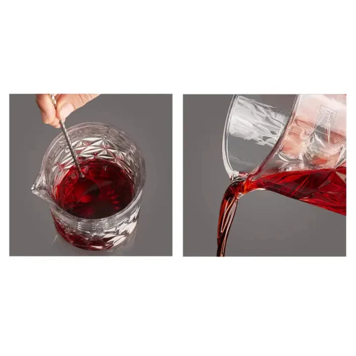 Mixing Glass - 22oz in use