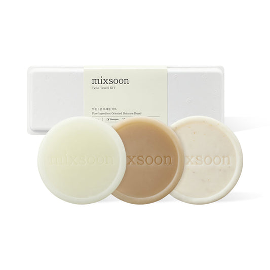 mixsoon Bean Travel Kit (Shampoo + Conditioner + Body bar)