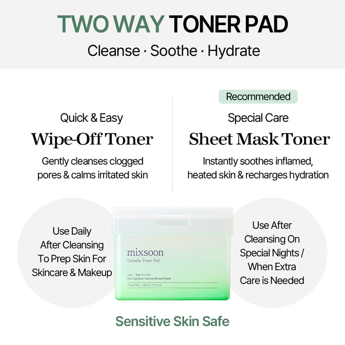 mixsoon Daily Cica Routine for Sensitive Skin
