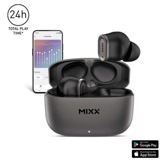 Mixx Streambuds Custom 1 TWS Earphones Black | SBCU-01-BK-362 Mixx Euronics Ireland