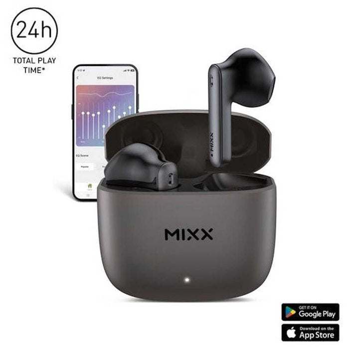 Mixx Streambuds Custom 2 TWS Earphones Black | SBCU-02-BK-365 Mixx Euronics Ireland