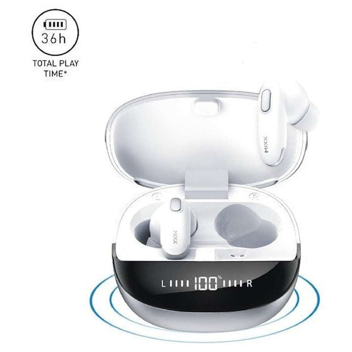 Mixx StreamBuds Mini Charge 2 TWS White | SBMC-02-WH-448 Mixx Euronics Ireland