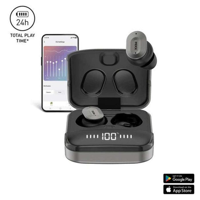 Mixx Streambuds Ultra Dots TWS Earphones Black | SBUL-DT-BK-371 Mixx Euronics Ireland