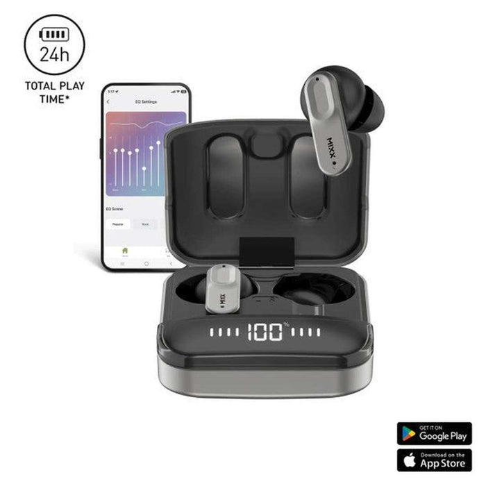 Mixx Streambuds Ultra Mini TWS Earphones Black | SBUL-MI-BK-377 Mixx Euronics Ireland