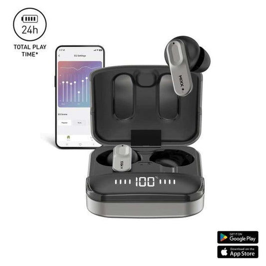 Mixx Streambuds Ultra Mini TWS Earphones Black | SBUL-MI-BK-377 Mixx Euronics Ireland