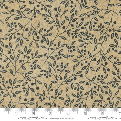 Moda - Bloom And Grow Leaves and Vines, Tan 1 Yard Cut