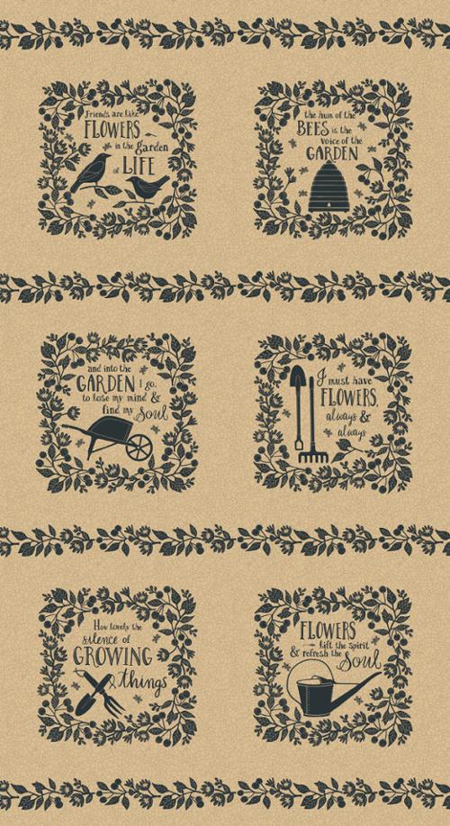 Moda - Bloom And Grow Panel, Tan
