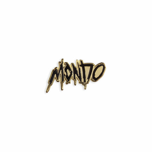 Mondo Thrasher Gold Enamel Pin