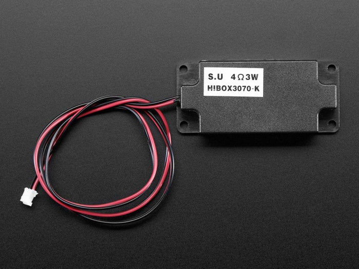 Mono Enclosed Speaker - 3W 4 Ohm by The Pi Hut - The Pi Hut