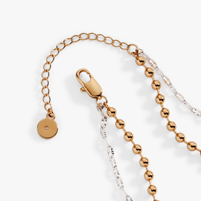 Moon Magic 2 Row Charm Bracelet