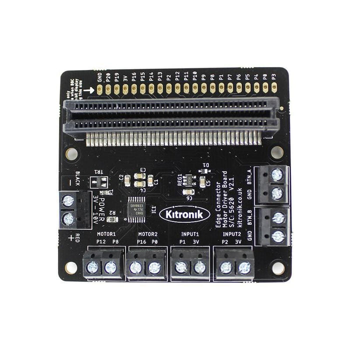 Motor Driver Board V2 for the micro:bit [Discontinued] by Kitronik - The Pi Hut