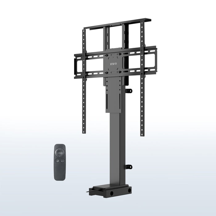 Motorized Large TV Stand for 37 to 77 inch Screens, Vertical Lift Television Stand with Remote Control, Compact TV Mount Bracket